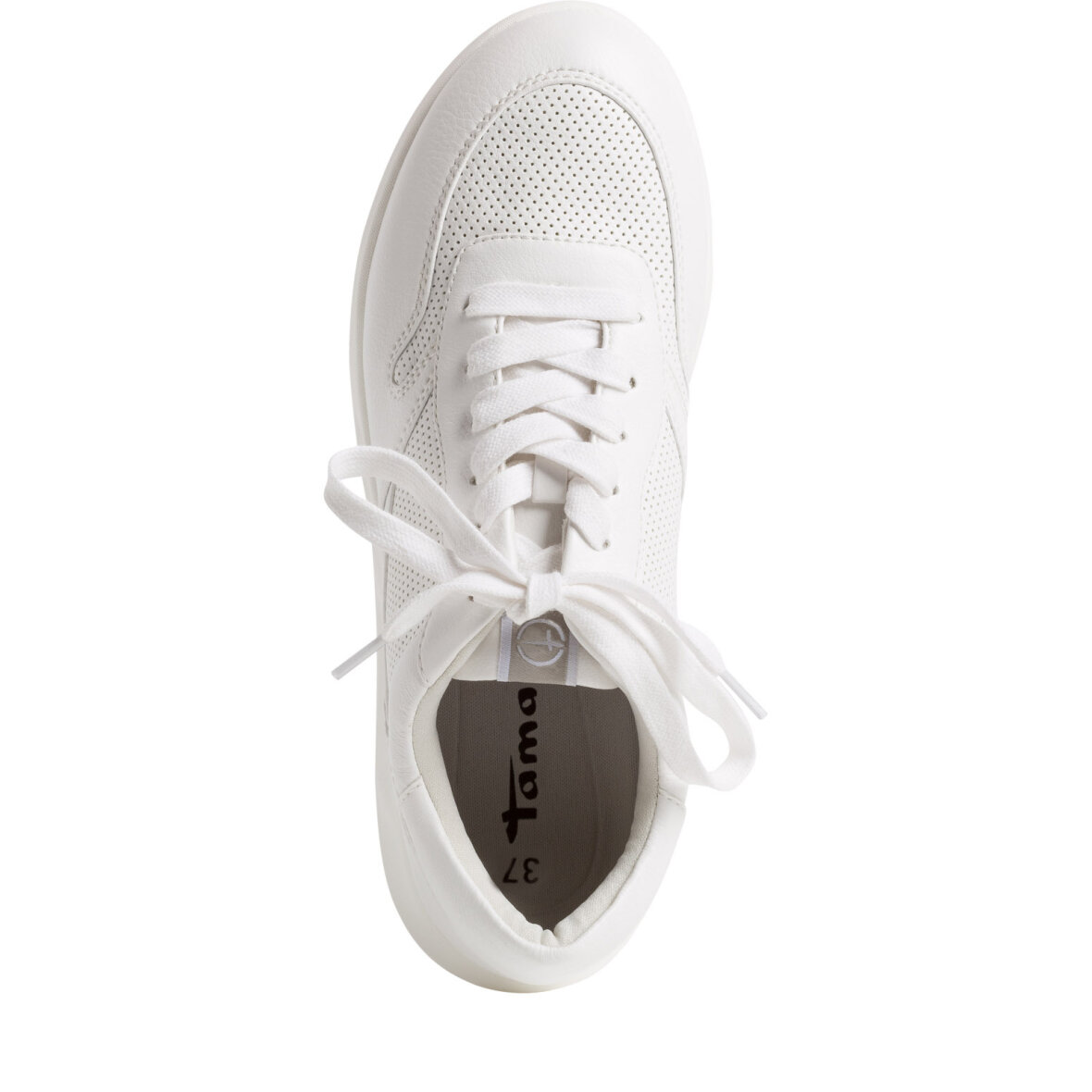 Hassy længde trekant Tamaris lette hvide sneakers 1-1-23635-26