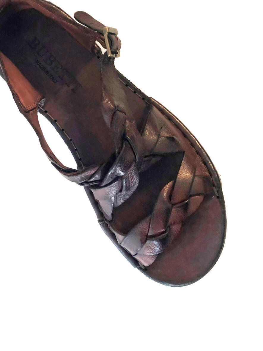 Fremragende dør spejl motto Bubetti sandal lux 538 med skønne flet detaljer