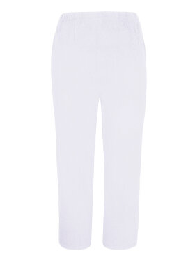 Zhenzi Stumpebuks Twist Hvid - Plus size bukser til kvinder - Zhenzi