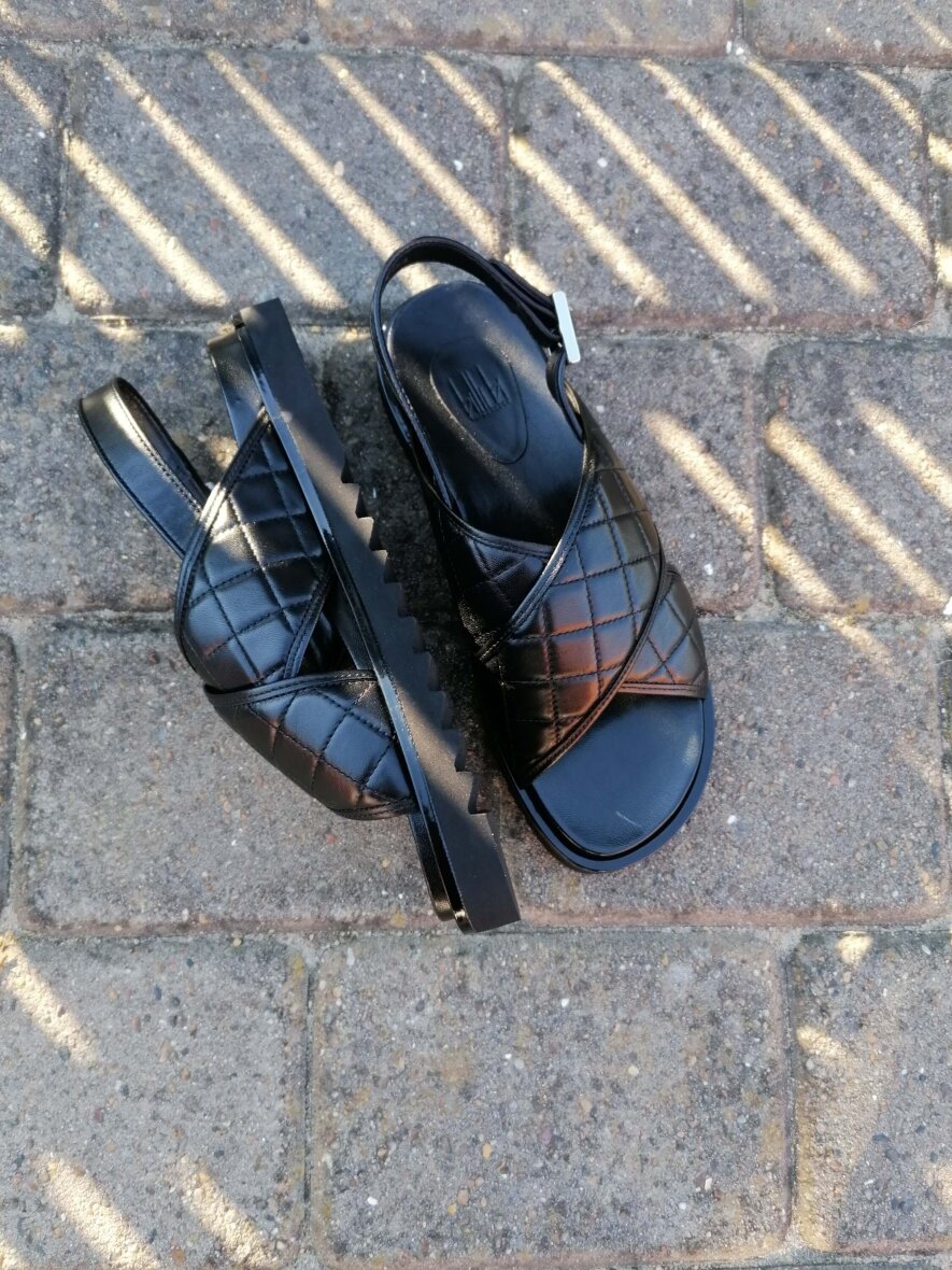 børn portugisisk Evakuering Billi bi chunky sandal 4190 sort