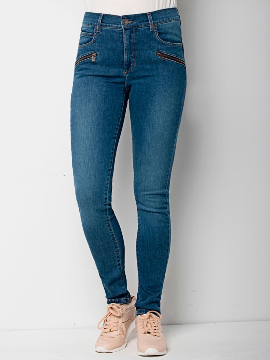 Ambient Blive gift madlavning Bessie Jeans. Skinny jeans med denim stretch. Mid-waist. 4 lommer plus 2  meget s