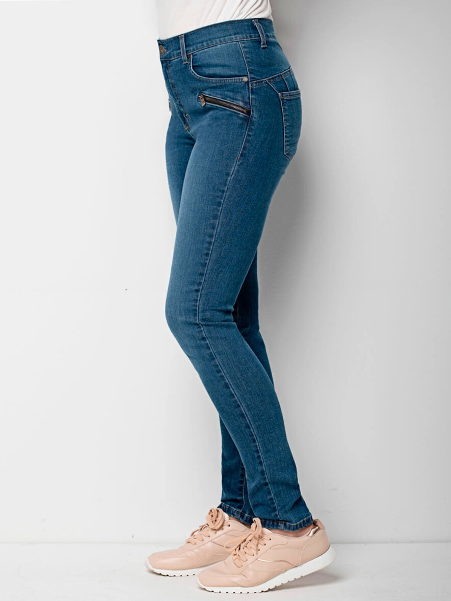 Ambient Blive gift madlavning Bessie Jeans. Skinny jeans med denim stretch. Mid-waist. 4 lommer plus 2  meget s