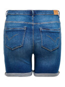 Only Carmakoma Shorts Medium Blå - Plus size bukser til kvinder - ONLY CarmaKoma